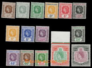 120632 - 1954 Mi.117-131, Elizabeth II., c.v.. 36€