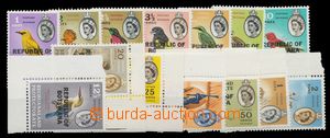 120638 - 1966 Mi.5-18, Ptáci s přetiskem, kat. 26€