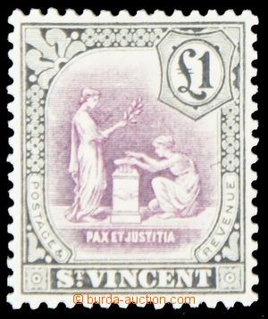 120702 - 1913 Mi.84, Koloniální znak £1, koncová hodnota, kat