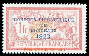 120742 - 1923 Mi.152, additional printing Philatelic Congress in/at B