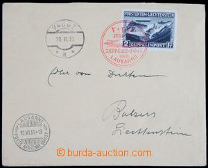 120793 - 1931 LICHTENŠTEJNSKO  dopis do Balzers (Lichtenštejnsko) p
