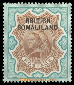 120947 - 1903 Mi.12I., Queen Victoria 3R, overprint at top, c.v.. 30