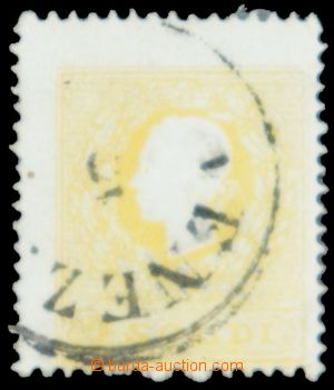 120969 - 1858 II. emise, Mi.6I., 6Sld žlutá, hledaný I. typ, fragm