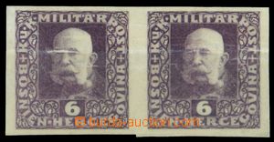 121027 - 1916 ZT  6H Franz Josef, Mi.101, nezoubkovaná 2-páska v or