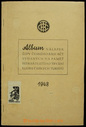 121046 - 1948 KLUB ČESKÝCH TURISTŮ  jubilejní brožura se 7ks lis