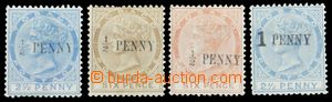121057 - 1886 Mi.24, 26-28, comp. 4 pcs of stamp. Queen Victoria with