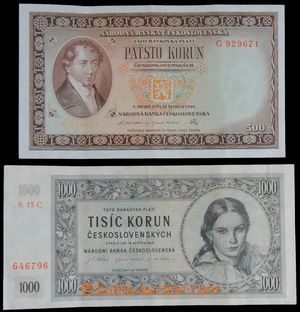 121076 - 1945-53 CZECHOSLOVAKIA 1945-92  Ba.78, 80, quality 2/2