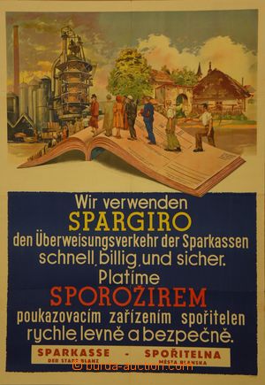 121103 - 1940 FINANCE  Spořitelna města Blanska, Platíme sporožir