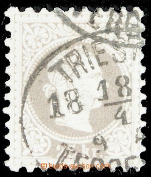 121254 - 1867 Mi.40II, Franz Josef 25Kr fialová, jemný tisk, pěkn