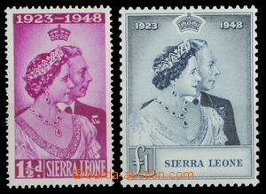 121345 - 1948 Mi.169-170, Silver Jubilee, mint never hinged