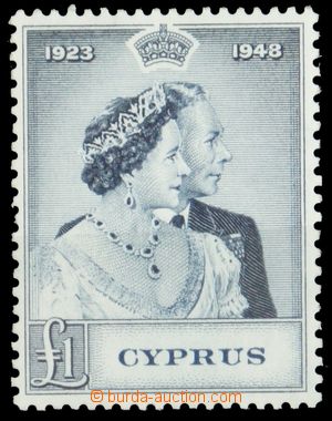 121350 - 1948 Mi.158, Silver Jubilee 1£;, mint never hinged, cat