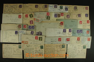 121391 - 1940-45 selection of 40 pcs of letters from various work cam