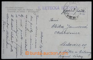 121420 - 1920 AVIATION - CARPATHIAN RUTHENIA, postcard sent by FP, li