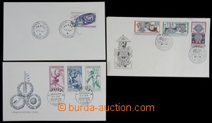 121472 - 1958-67 comp. 3 pcs of FDC with plate variety, Pof.975, Kras