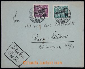 121628 - 1925 dopis do Prahy vyfr. zn. Pof.L4-5, DR BRATISLAVA/ 17.VI