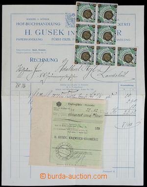 121645 - 1913 GENDARMERY WIEN  hinge / label Viennese gendarmery, bil