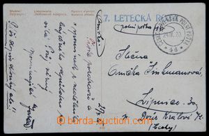 121665 - 1920 AVIATION  - CARPATHIAN RUTHENIA, postcard sent by FP, C