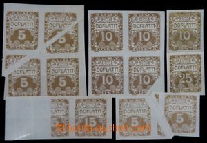 121675 - 1919 Pof.DL1-2 2x, DL3-4, Ornament, comp. 6 pcs of stamps, p