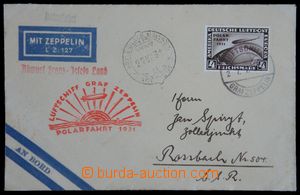 121696 - 1931 POLARFAHRT 1931, Let. dopis přepravený zeppelinem LZ 