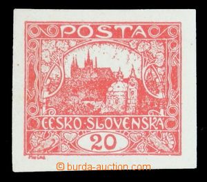 121735 -  Pof.9N, 20h red without perf, bar type II, pos. 74, printin