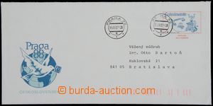 121736 - 1987 CSO5, PRAGA 88 - Technické památky, poštovně prošl