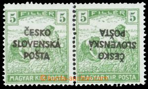121745 -  Pof.RV140, Žilina issue, horizontal pair with protichůdn