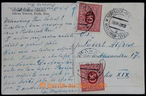 121774 - 1936 pohlednice do Prahy bez frankatury s DR NERESNICE-TERES