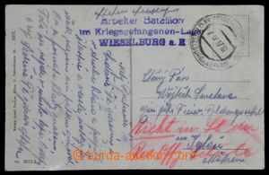 121856 - 1917 pohlednice zaslaná z pracovního batalionu zajateckéh