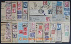 121888 - 1919 very nice comp. 13 pcs of cuts from dispatch notes, 2 p