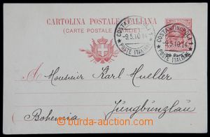121911 - 1910 LEVANTE  italská dopisnice 10c, Mi.P36 s DR COSTANTINO