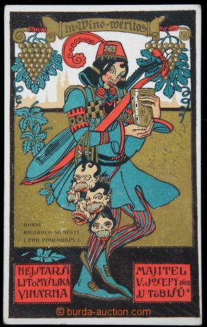 121922 - 1915 LITOMYŠL - propagační pohlednice nejstarší litomy