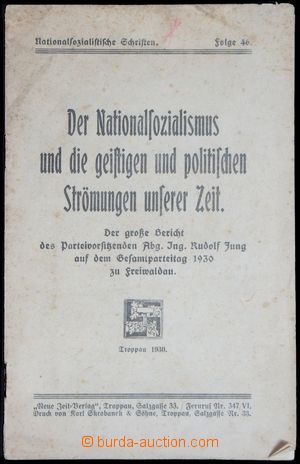 121965 - 1930 POLITICKÁ PROPAGANDA / NACISMUS  Rudolf Jung: Der Nati