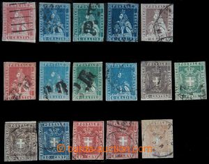 122033 - 1851-60 nice selection of 16 pcs of various classical stamp.