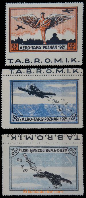 122184 - 1921 Mi.I-II (Fischer L1-2), Airmail - semiofficial issue, m
