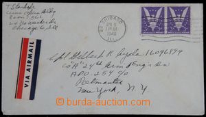 122207 - 1945 USA / 4. OBRNĚNÁ DIVIZE  Let-dopis vyfr. zn. Mi.508 2