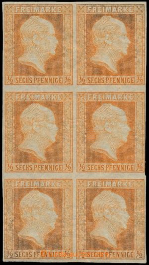 122219 - 1850 Mi.1, Král Friedrich Wilhelm IV., hodnota ½Sgr / 