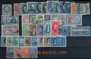 122239 - 1867-1932 selection of 45 pcs of stamps on paper slip, i.a. 