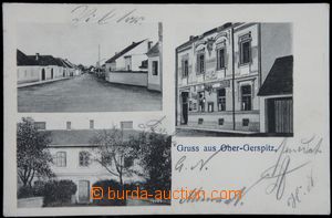 122255 - 1909 HORNÍ HERŠPICE - 3-okénková, čb, prošlá; bez po