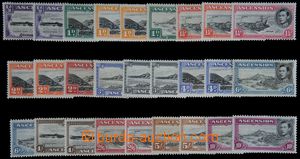 122364 - 1938-53 Mi.39-52, George VI., set 27 pcs of stamps, various 