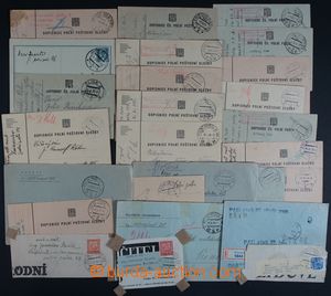 122373 - 1938 selection of 25 pcs of various entires, 5x letter from 