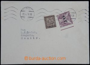 122376 - 1938 dopis jako tiskopis, vyfr. smíšenou frankaturou výpl