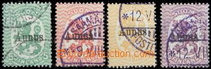 122392 - 1919 AUNUS  Mi.1-4, Přetisk, kat. 48€