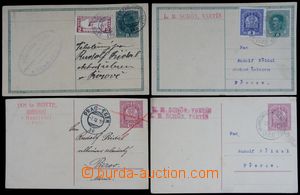 122393 - 1918-19 comp. 4 pcs of uprated by. Austrian cards 2x 8h Char