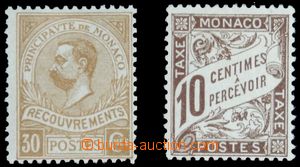 122398 - 1905-10 Mi.P7, P10, Doplatní, kat. 520€