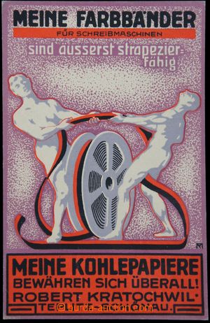 122423 - 1920 Robert Kratochwil, Teplitz Schönau, reklamní vícebar