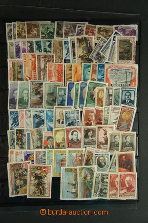 122433 - 1950-60 SOVIET UNION  comp. of stamps placed two-sided on st