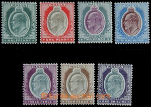 122439 - 1903-04 Mi.17-23 (SG.38-44), Edvard VII., kat. SG £120