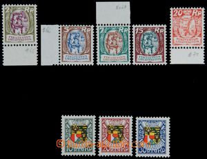 122475 - 1925-27 Mi.65-67a 69-70, Postage, incomplete set, 4 pcs of m