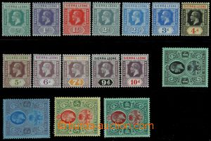 122618 - 1921 Mi.100-115 (SG.131-146), George V., without pound value