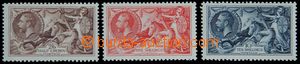 122626 - 1934 Mi.186-188; SG.450-452, Jiří V. a Britannia, mořský